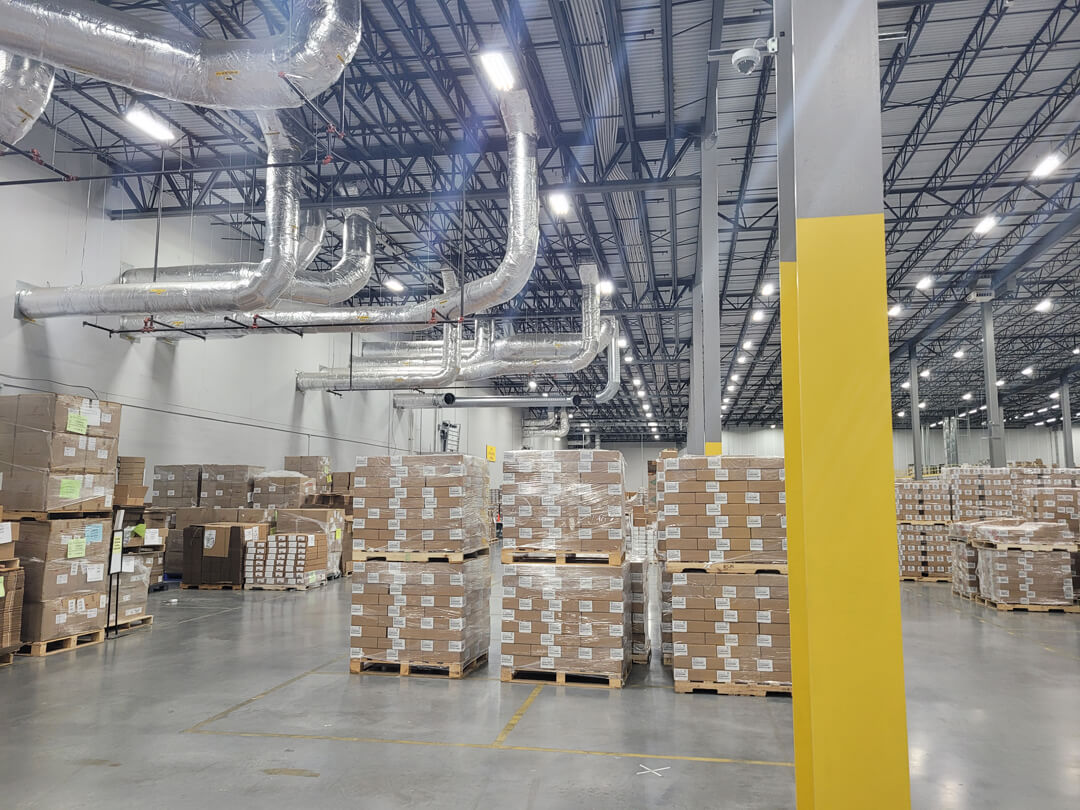 Gadaleta Heating & Cooling HVAC | Packaging Line Duct Installation in EastWindsor, NJ